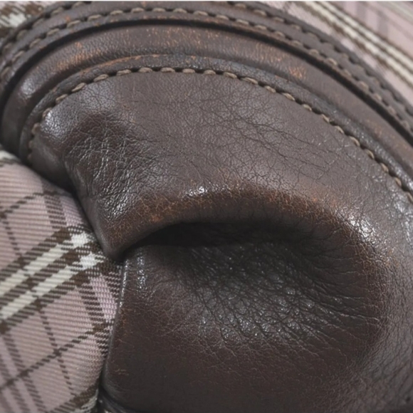 Authentic Buberry Blue label check 2 way Crossbody bag, Good! - Picture 8 of 15